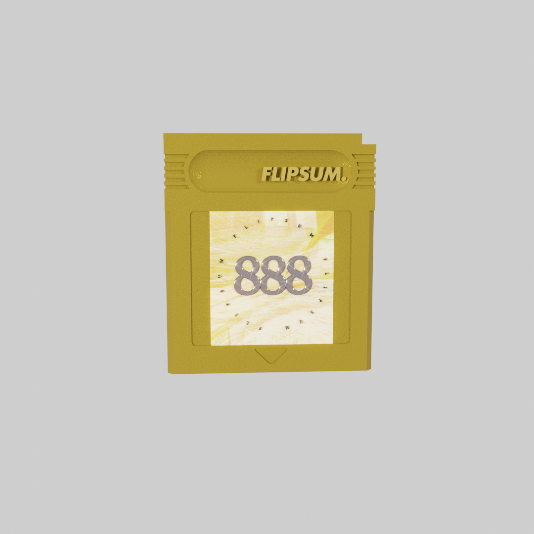 Gameboy Cartridge render